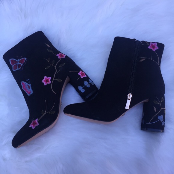 NWT Nanette Lepore floral boots size 8 - Picture 3 of 7